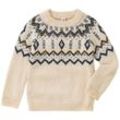 Jungen Strickpullover mit Norwegermuster