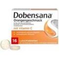 Dobensana Orangengeschmack Lutschtabletten mit Vit C - Linderung bei ersten Halsschmerzen 16 St