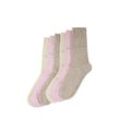 TOM TAILOR Damen Basic Socken im Sechserpack, beige, Uni, Gr. 35-38