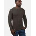 Indicode Strickpullover Herren Baumwolle, braun