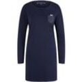 TOM TAILOR Damen Pyjama Kleid mit Brusttasche, blau, Gepunktet, Gr. 36