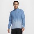 Nike Tour Dri-FIT ADV-Golfoberteil mit Halbreißverschluss für Herren - Blau