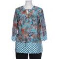 Peter Hahn Damen Bluse, blau, Gr. 42