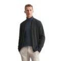 Cardigan MARC O'POLO "aus Bio-Baumwolle-Schurwolle-Mix" Gr. L, blau Herren Strickjacken