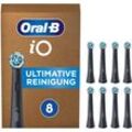 Aufsteckbürste ORAL-B "iO", schwarz, Zahnbürstenköpfe, 8 St.