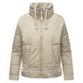 Steppjacke NAVAHOO "Luftzauber 14", Damen, Gr. L (40), grau, Obermaterial: 100% Polyester (recycelt), Innenfutter: 100% Polyester, Ärmelfutter: 100% Polyester (recycelt), Wattierung: 100% Polyester (recycelt), modisch, oversize hüftlang, hoch geschlossener Ausschnitt, Langarm Ärmel ohne Ärmelschlitz normaler Saum, Jacken, Nachhaltige gesteppte Damen Übergangsjacke