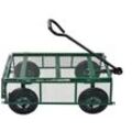 Wagon Cart Gartenkarrenwagen erleichtern den Transport von Brennholz (Grün) Okwish