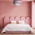 Deckenlampe Pastell Trio Ø 60cm pink/grau/hellgrau