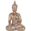 Goldene orientalische Buddha-Figur, dekoratives Kunstharz, Feng Shui Zen-Stil, für Heim- und Bürodekoration