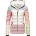 Navahoo Steppjacke Damen gemustert, rosa