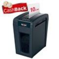 AKTION: Rexel Secure X10-SL Aktenvernichter mit Partikelschnitt P-4, 4 x 40 mm, bis 10 Blatt, schwarz mit CashBack