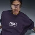 Nike Sportswear extragroßes Fleece-Sweatshirt mit Rundhalsausschnitt für Damen - Lila