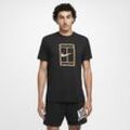 NikeCourt Dri-FIT Tennis T-Shirt (Herren) - Schwarz