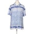 Peter Hahn Damen Bluse, blau, Gr. 40