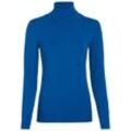 Damen Rollkragenpullover unifarben