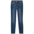 TOM TAILOR DENIM Damen 3 Sizes in 1 - Nela Extra Skinny Jeans, blau, Uni, Gr. L/32