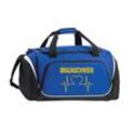 multifanshop Sporttasche - Braunschweig - Herzschlag - Druck gelb - Tasche