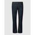 Straight Fit Jeans mit Knopfleiste