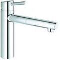 Grohe Concetto Spültischarmatur 31214001 Niederdruck, ausziehbarer Auslauf, chrom