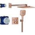 Grohe Grohtherm Smartcontrol Duschsystem 34864DA0 Unterputz, warm sunset