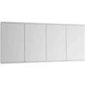 Keuco Royal Modular 2.0 Spiegelschrank 800401160000500 1600 x 700 x 120 mm, 2 Steckdosen, 2 Doppel-USB-Ladestellen, Wandvorbau, 4-türig