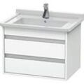 Duravit Ketho Waschtisch Unterschrank KT664301818 65 x 48 x 46,5 cm, weiss Matt, wandhängend