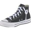 Sneaker CONVERSE "CHUCK TAYLOR ALL STAR EVA LIFT CANVAS", Gr. 37, schwarz-weiß (schwarz, weiß), Textil, sportlich, Schuhe