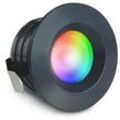 Einbaustrahler Mini flach Torino 3W IP44 durchverbindbar - Lichtfarbe: RGB+2700K...