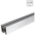 Basic Alu Solarprofil 40x40 Nut 8 / Nut 10 silber Montageprofil - Länge: 2,95 Me...