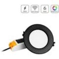 MiBoxer RGB+CCT LED Einbaustrahler rund 6W Ø118mm 2.4GHz WiFi ready FUT068 - Fa...