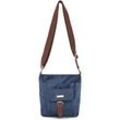 TOM TAILOR Damen Schultertasche Rina, blau, Gr. ONESIZE