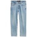 TOM TAILOR DENIM Herren Loose Straight Fit Jeans, blau, Uni, Gr. 33/34