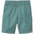 TOM TAILOR Jungen Cargo Shorts, grün, Uni, Gr. 110