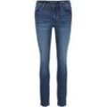 TOM TAILOR Damen Alexa Skinny Jeans, blau, Uni, Gr. 32/32