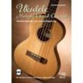 Acoustic Music Books Ukulele-Melody-Chord-Concept