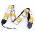 Fender Monogrammed Strap White/Brown/Yellow