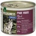 REAL NATURE WILDERNESS Nassfutter für Hunde Adult Pure Horse Pferd 6x200 g