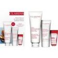 CLARINS KÖRPERPFLEGE Form & Festigkeit Deine Feel-Good Essentials Set Crème Jeunesse des Mains 100 ml + Baume Corps Super Hydratant 30 ml + Body Fit ACTIVE 8 ml