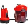 Klarwasserpumpe EINHELL "GE-SP 18 Li -Solo" Pumpen rot (rot, schwarz) 5000 lh max. Fördermenge