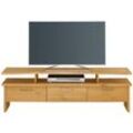 TV-Board HOME AFFAIRE "Ixo", beige (natur), B:148cm H:46cm T:39cm, Sideboards, Breite 148 cm, mit 3 Schubladen, aus masiver Kiefer, FSC