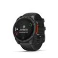 Smartwatch GARMIN "fenix 8 - 47 mm", schwarz (schwarz, dunkelgrau), Smartwatches