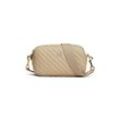 Umhängetasche TOMMY HILFIGER "Women POPPY REFORM CAMERA BAG QU Crossover" Gr. B/H/T: 21cm x 11,5cm x 6,5cm, beige, Damen, Polyester, Polyurethan, Taschen, Crossbody-Bag