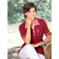 Poloshirt CLASSIC "Poloshirt", Damen, Gr. 54, rot, 100% Baumwolle, gemustert, kariert, unifarben, ohne Ausschnitt, Shirts