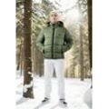 Winterjacke ARCTIC SEVEN "ASCreesi", Herren, Gr. L, grün (dunkelgrün), Obermaterial: 100% Polyester, Innenmaterial: 100% Polyester, Jacken, mit warmem Teddyfell und abnehmbarer Kapuze