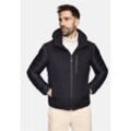 Steppjacke NEW CANADIAN, Herren, Gr. 48, blau (dunkelblau), 100% Polyester, unifarben, sportlich, kurz, ohne Ausschnitt, Langarm, Jacken, mit wasserabweisendem Finish