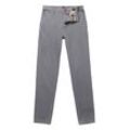 Chinohose BOSS ORANGE "Chino_tapered" Gr. 36, Länge 30, grau (020_grau), Herren, Web, Obermaterial: 97% Baumwolle, 3% Elasthan, unifarben, Hosen, mit BOSS Logo hinten