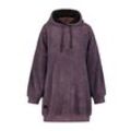 Kapuzensweatshirt ICEPEAK "D OVERSIZE HOODIE ACERRAT" Gr. L, lila (violet) Damen Sweatshirts