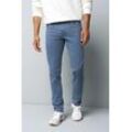 5-Pocket-Jeans MEYER "M5 Slim", Herren, Gr. 30, Länge 32, blau, 75% Baumwolle;21% Lyocell;4% Elasthan, unifarben, casual, slim fit lang, Jeans, aus Bio-Baumwolle