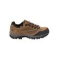 Trekkingschuh JACK WOLFSKIN "REBELLION TEXAPORE LOW M", Gr. UK 9 - EU 43, Normalschaft, braun (braun, rot), Main Material Second Material 100% Polyamide Lining Sole 100% Rubber/ EVA, Schuhe