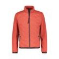 Outdoorjacke LERROS "LERROS Sportliche Hybrid-Jacke" Gr. 4XL, rot (deep coral rot), Herren, 100% Polyester, Jacken, Wasser_Wind